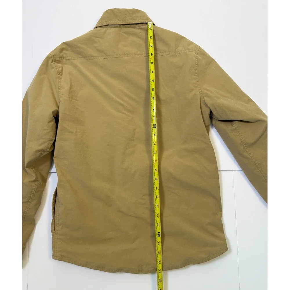 Eddie Bauer Mens S Voyager Fleece Blanket Aztec‎ Lined Jacket Tan Cowboy Western